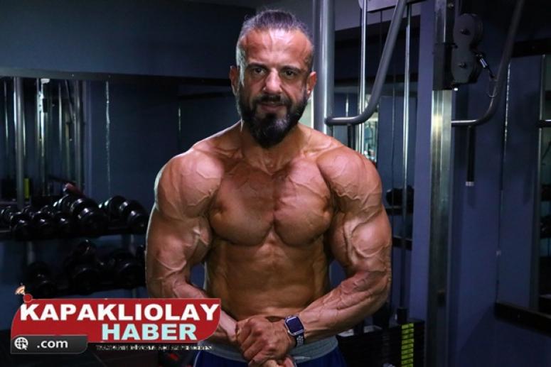Türkiye şampiyonu olan Kemal Şık, Vücut Geliştirme Dünya Şampiyonası