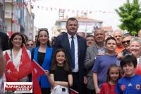 Saray’da çocuklar eğlenceye doydu